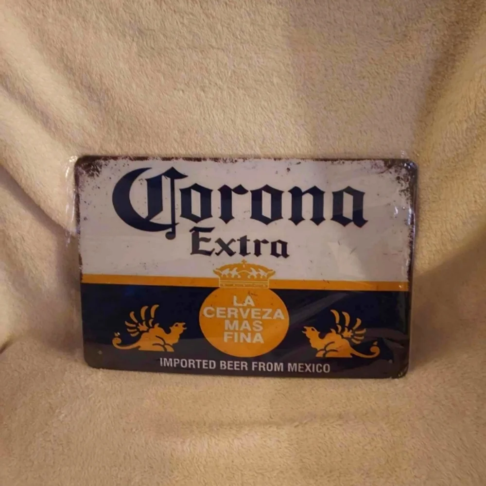 Corona tin sign